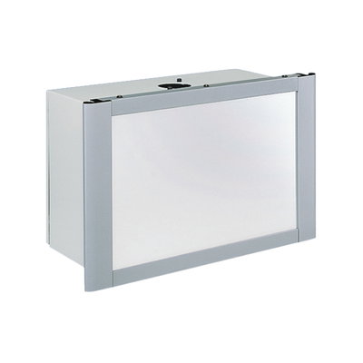 "HMI encl. PanelSet S3CM. H300xW400xD200IP54 IK10, RAL7035.Rear door."