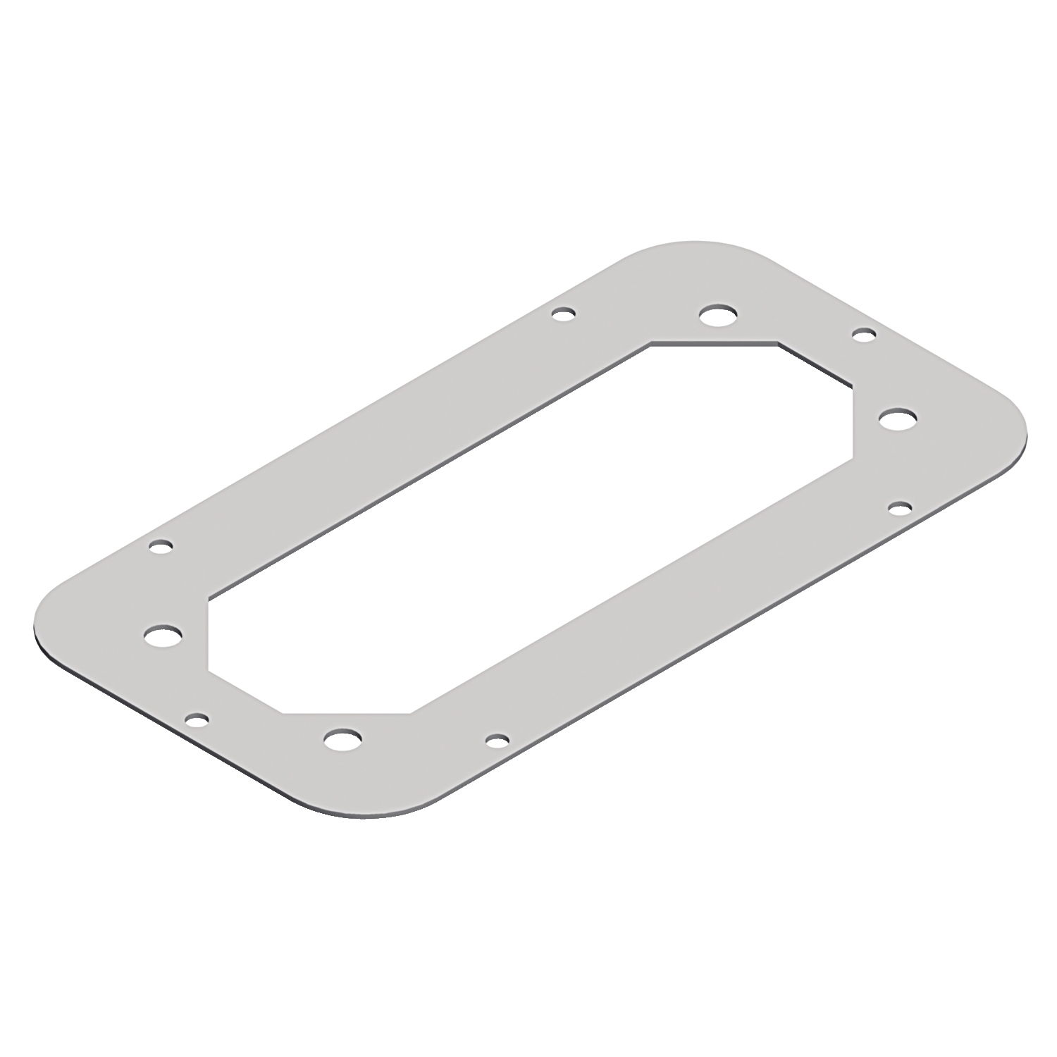 Tapa de entrada de cable con orificios 1 FL21 para S3D RAL7035, L 445 x An 130