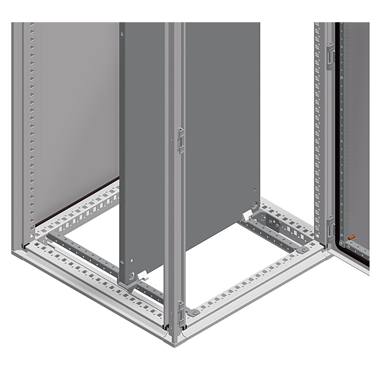 "Mounting plate sliding rails, PanelSeT SFN, PanelSet SF, D800mm  , set of 2"