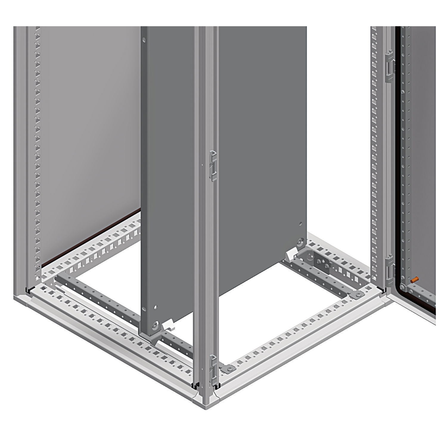 "Mounting plate sliding rails, PanelSeT SFN, PanelSet SF, D800mm  , set of 2"