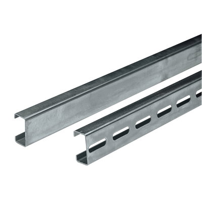 Symmetric C-shaped rails drilled 21x11x10. Length 2000mm. Supply: 20 rails 2m.