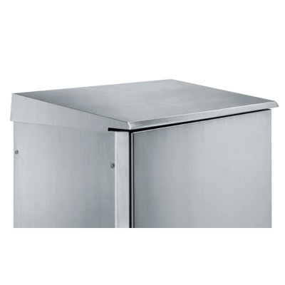 "Stainless canopy 304L, Scotch BriteÂ® finish, for enclosures W800xD600 mm."