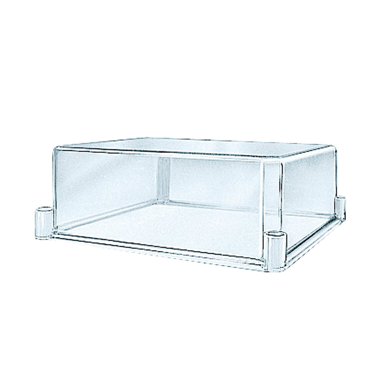 Transparent polycarbonate cover 27x36x9.5cm