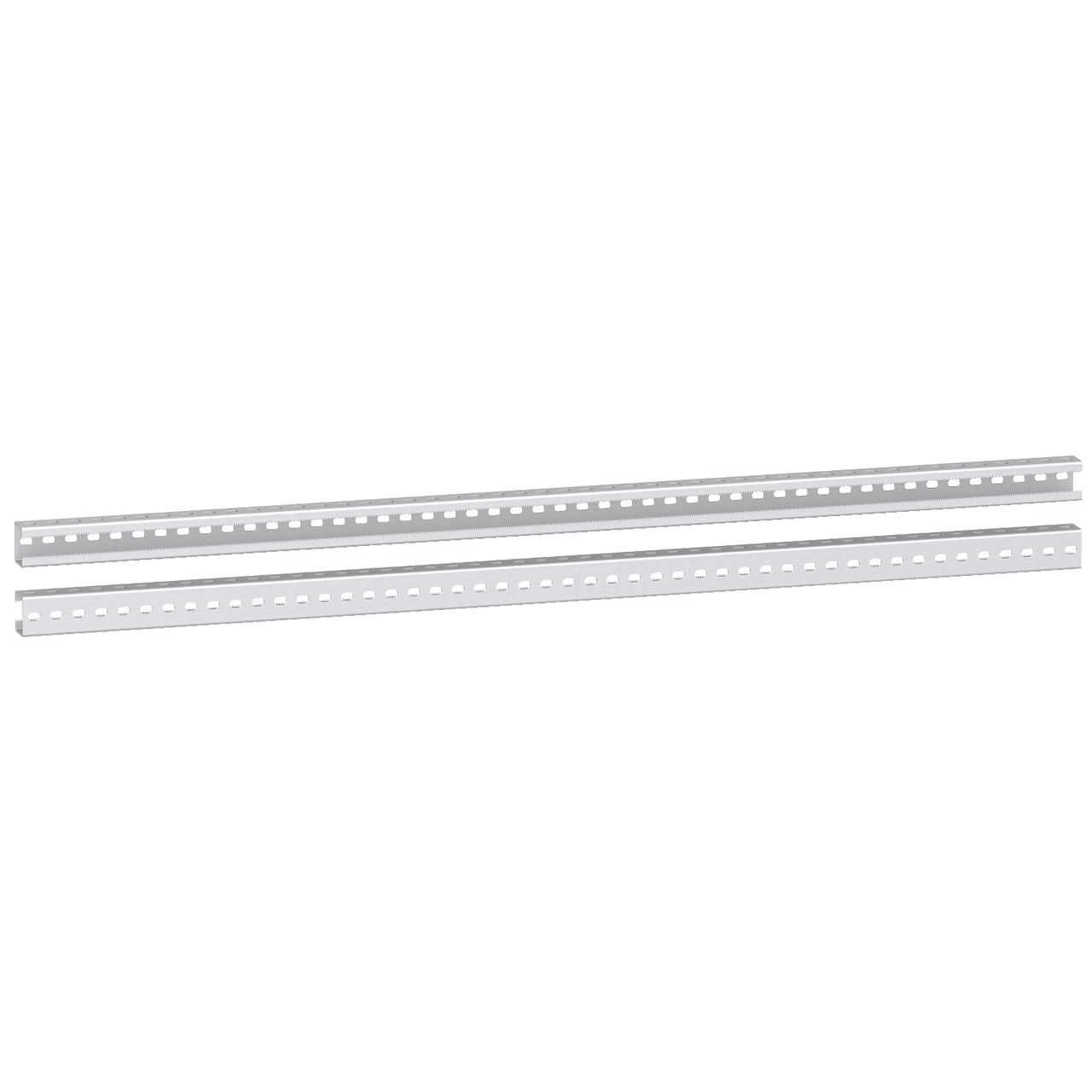 Set of 2 heavy duty vertical rails for fixing of chassis and cross rails-1600 mm