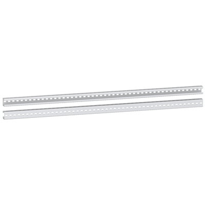 Set of 2 heavy duty vertical rails for fixing of chassis and cross rails-1400 mm