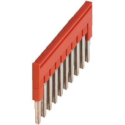 Överkoppl 10pol  2,5mm²  röd