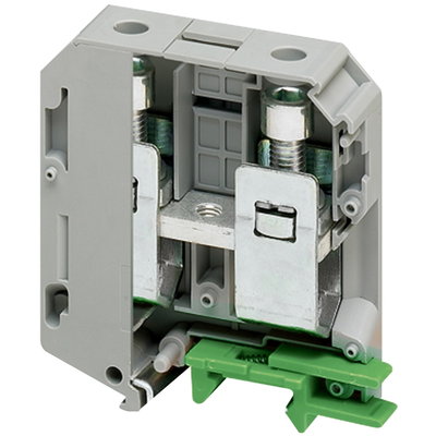 SCREW TERMINAL, FEED THROUGH, 2 POINTS, 70MM² , GREY