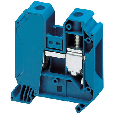 SCREW TERMINAL, FEED THROUGH, 2 POINTS, 35MM² , BLUE
