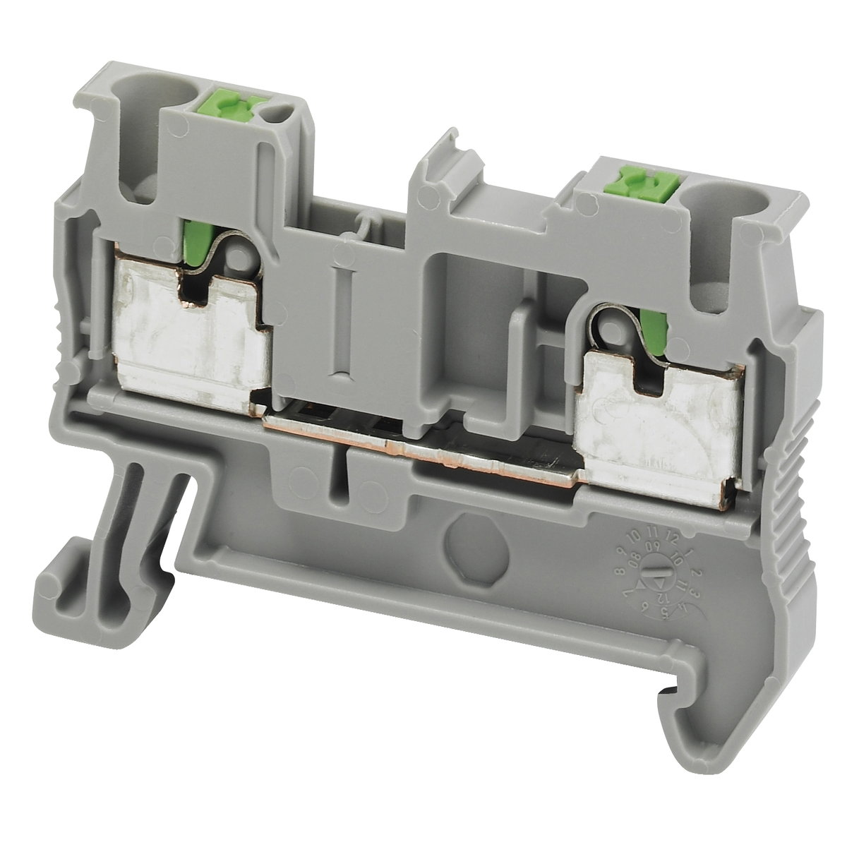 Push-in plint 2,5mm² grå