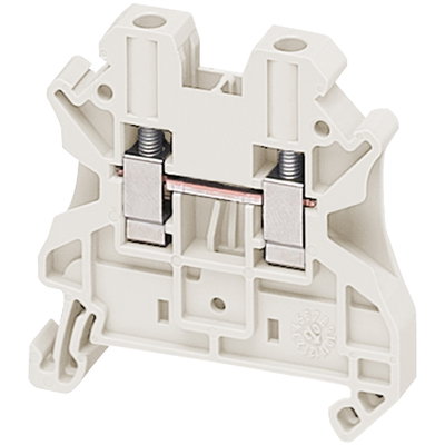 SCREW TERMINAL, FEED THROUGH, 2 POINTS, 4MM² , WHITE
