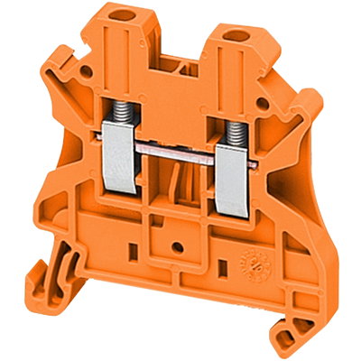 SCREW TERMINAL, FEED THROUGH, 2 POINTS, 2,5MM² , ORANGE