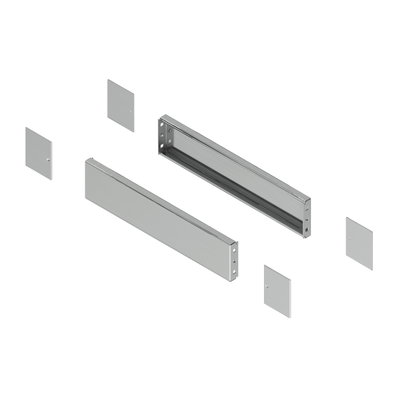 "PanelSeT -side plinth - H100 D600 stainless steel 316L"