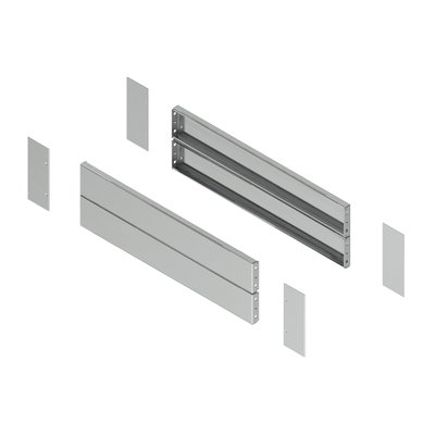 "PanelSet -side plinth - H200 D600 stainless steel 316L"