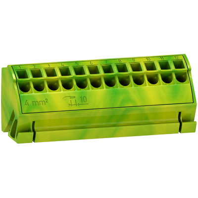 4 EARTH BLK 12X4² TERM.CLAMP LINERGY TB