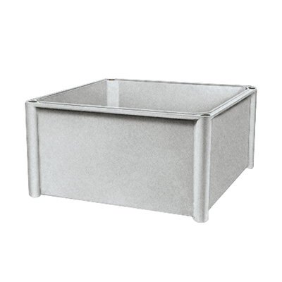 Polyester rear part of PLS box 54x72x13.5cm