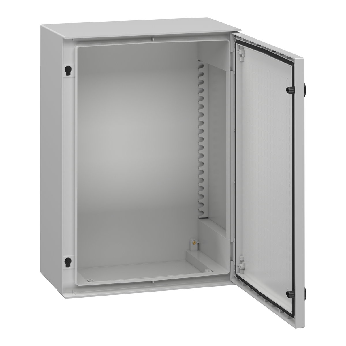 Wall-mounting encl. polyester monobloc IP66 H747xW536xD300mm+bakelite mount.pl. – Imagen 2 de 2