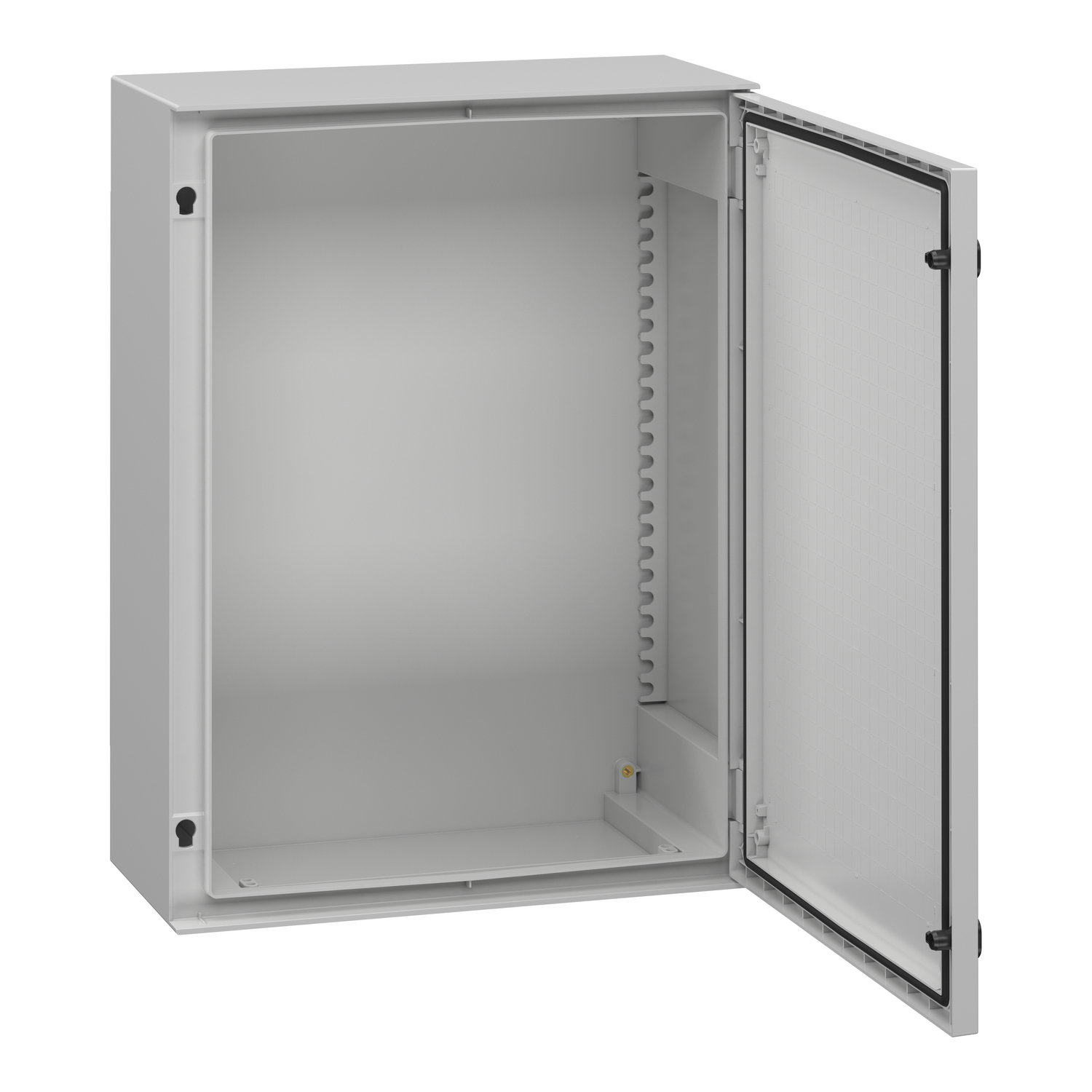 Wall-mounting encl. polyester monobloc IP66 H847xW636xD300mm+bakelite mount.pl. – Imagen 2 de 2