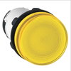 Harmony XB7, Monolithic pilot light, plastic, yellow, Ø22, plain lens for BA9s bulb, <= 250 V