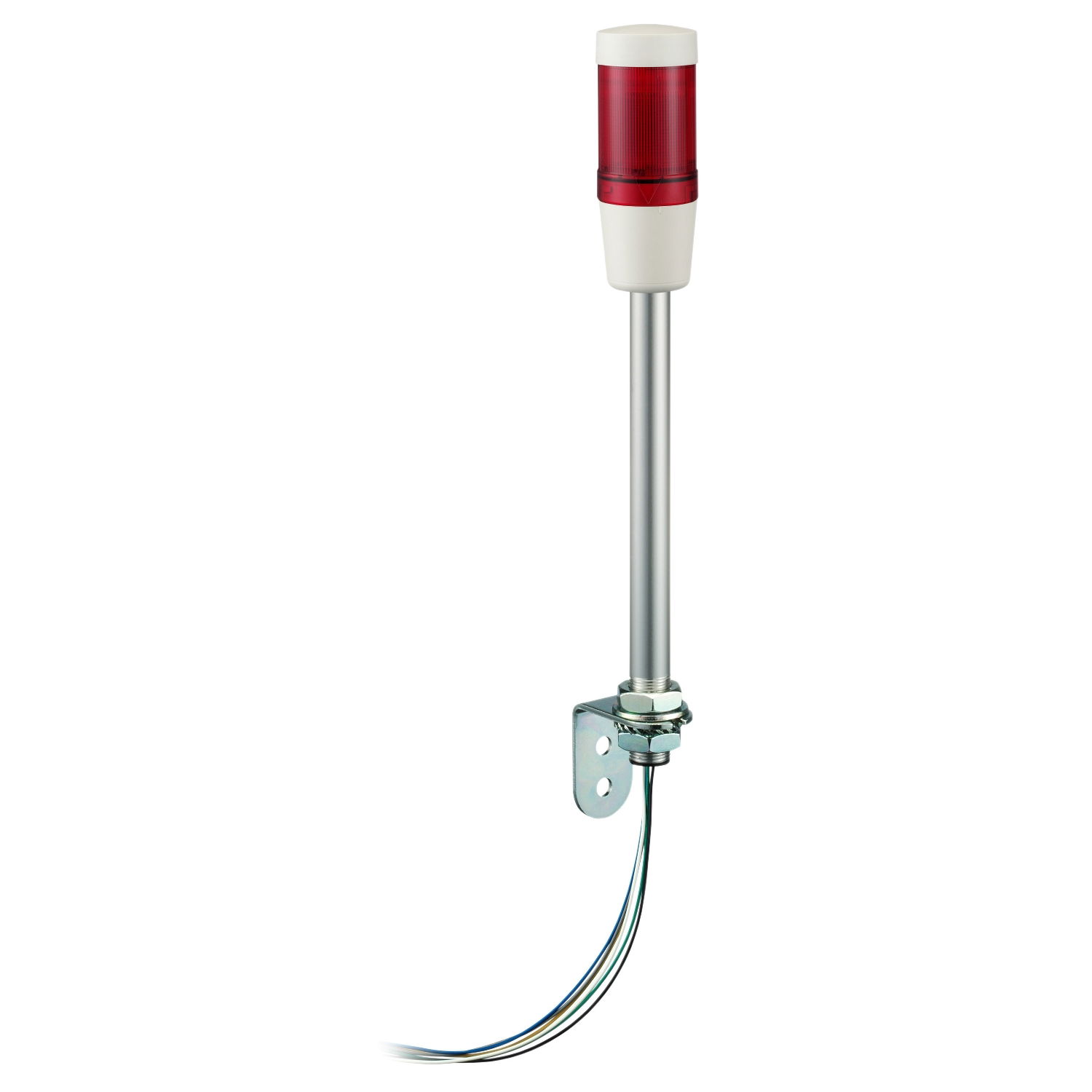 Pre assembled and pre cabled beacon, Harmony XVM, without buzzer + 1 illuminated unit, Ø 45 mm, 24 V AC/DC