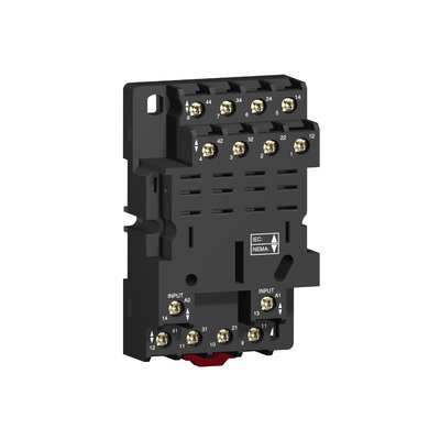 Socket, mixed contact, 16 A, relay type RPM4, screw clamp terminals, 250 V AC