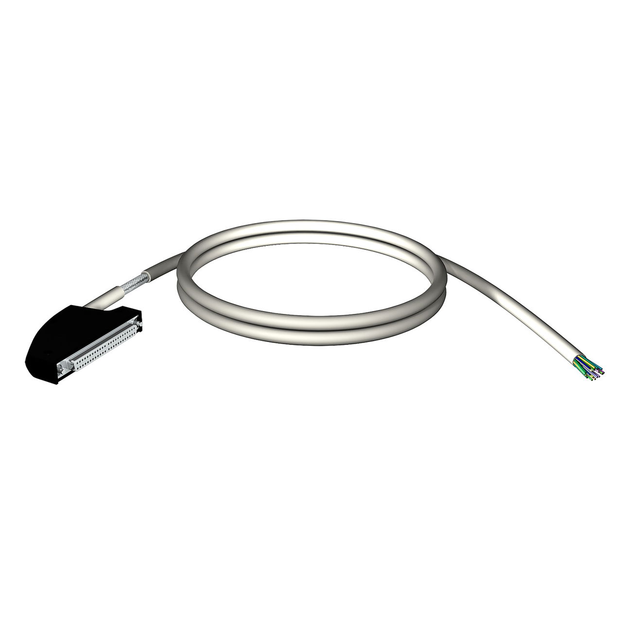 Shielded cord set - 40-way terminal - one end flying leads - for X80 I/O - 5 m
