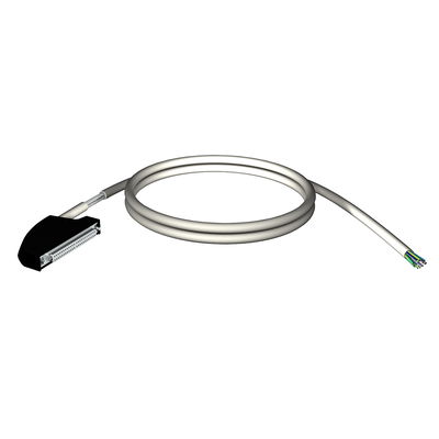 Shielded cord set - 40-way terminal - one end flying leads - for X80 I/O - 3 m