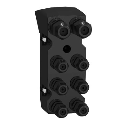 Connector module, Lexium 32i, connection with terminals, EtherCAT, 4DI sink/source, 2DO, STO