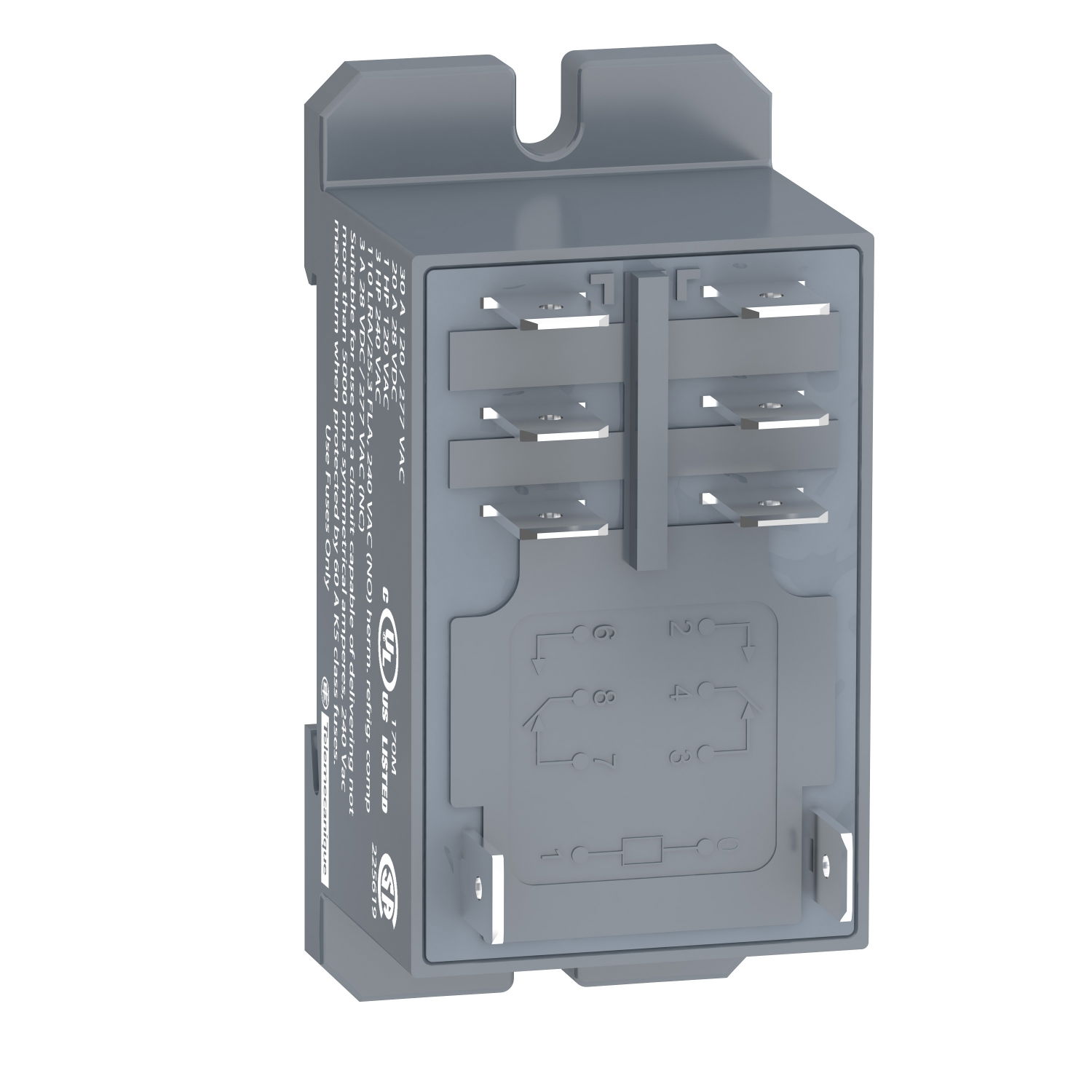 Power relay plug-in - Harmony RPF - 2 CO - 12 V DC - 30 A