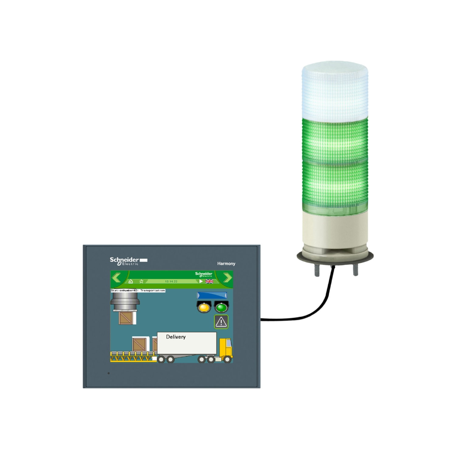 Ljuspelare USB multiLED direkt