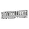 Ruggedized rack M340 - 8 slots - panel, plate or DIN rail mounting