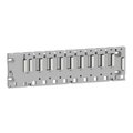 Rack M340 - 8 slots - panel, plate or DIN rail mounting