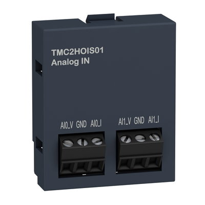 Analogue input cartridge, Modicon M221, hoisting 2 analog I/O extension