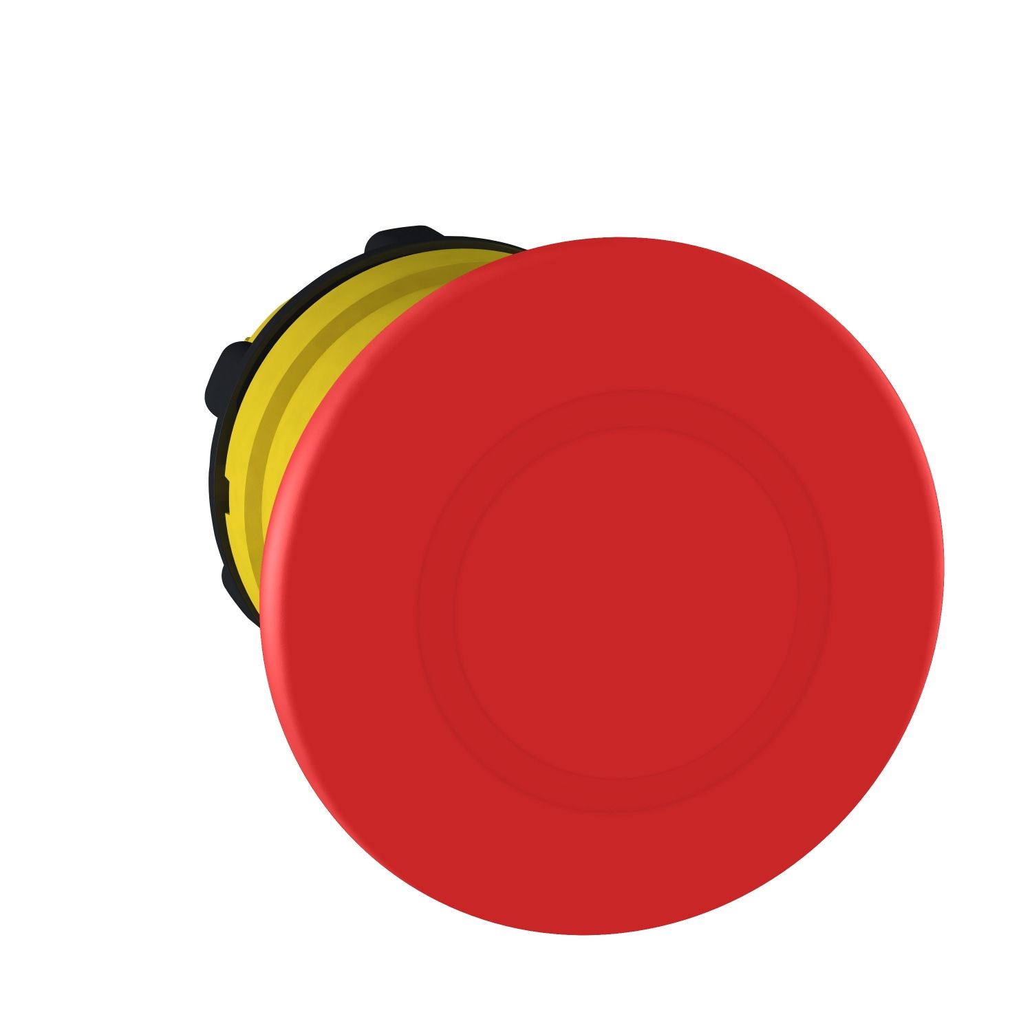 Emergency stop head, switching off, plastic, red mushroomØ40, Ø22, trigger latching push-pull