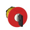 Emergency stop head, switching off, plastic, red mushroom Ø40, Ø22, trigger latching key release