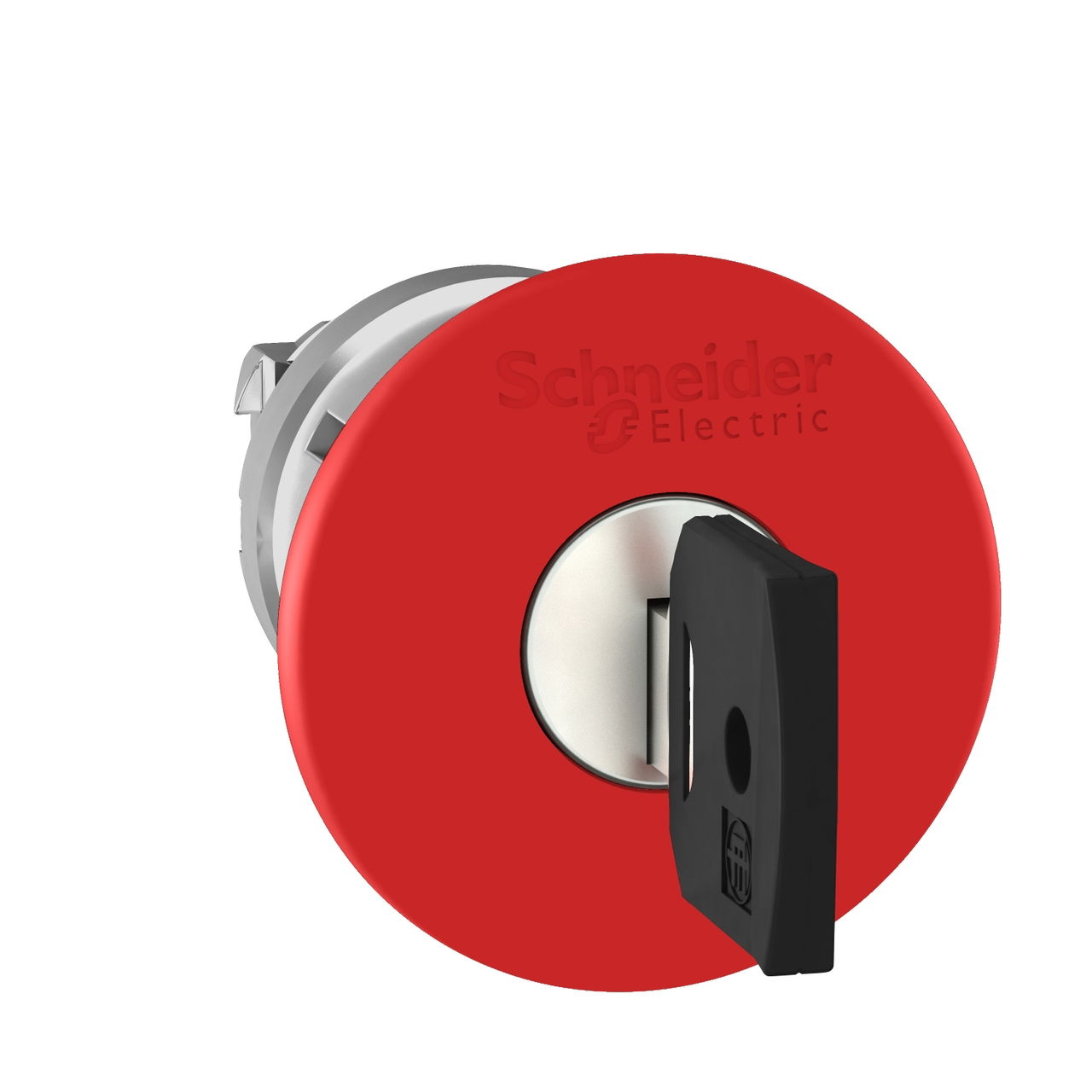Emergency stop head, switching off, metal, red mushroom Ø40, Ø22, trigger latching key release