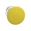 Yellow Ø40 mushroom pushbutton head Ø22 latching push-pull
