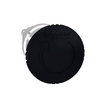 Black Ø40 mushroom pushbutton head Ø22 latching turn release