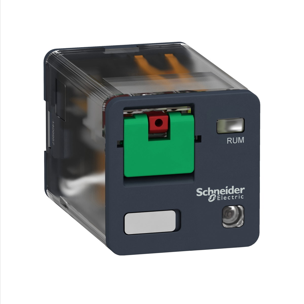 Universal plug-in relay - Harmony RUM - 3 C/O - 120 V AC - 10 A - with LED