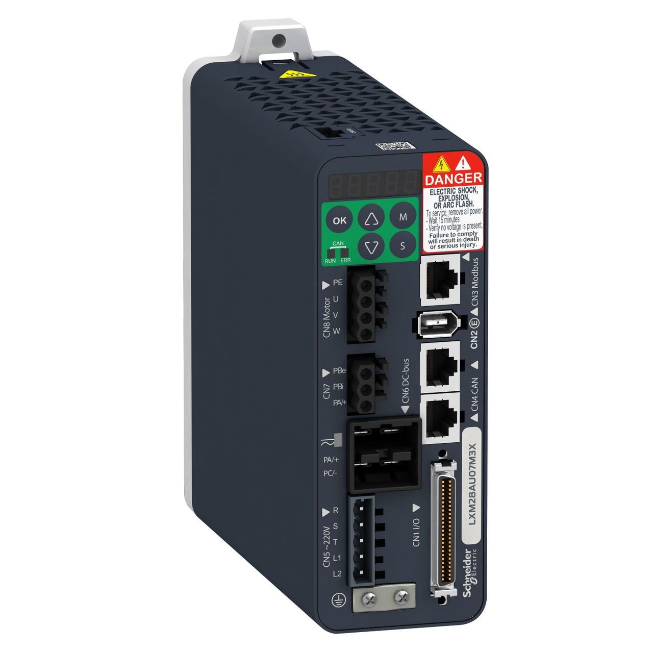 Motion servo drive, Lexium 28, single and three phase 200...230 V, 400 W