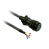 Motorkabel für Lexium BCH2-Servomotor an LXM28, 4x1,3mm² geschirmt, ohne Bremse, MIL-Stecker, 5m