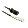 Motorkabel für Lexium BCH2-Servomotor an LXM28, 6x6,0mm² geschirmt, mit Bremse, MIL-Stecker, 5m