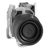 Complete push button, Harmony XB4, black pushbutton Ø22 mm, spring return, 1 NO, ATEX