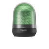 Illuminated beacon without buzzer, green, Ø100, integral LED, 100...230 V AC
