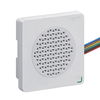 Editable electronic alarms, DIN72, voice, white, NPN, 12...24V DC