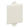 Wall mount plate for DIN72/DIN96 electronic alarms
