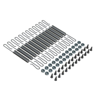 12 helical spring with rolls and fasteners, set for 1 robot