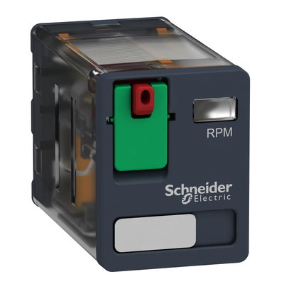 Power plug-in relay, 15 A, 2 CO, 230 V AC