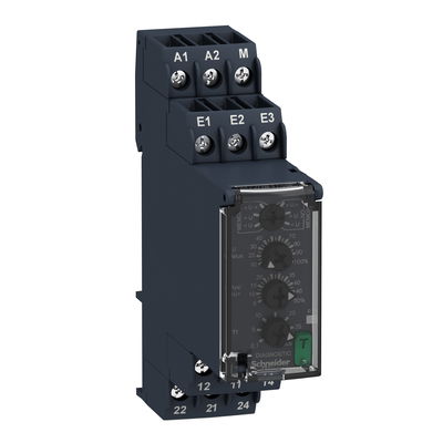 Voltage control relay 1V…100Vac/dc, 2 C/O