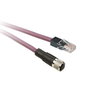 CANopen Anschlusskabel, RJ45-Stecker, M12-Buchse, 15 m