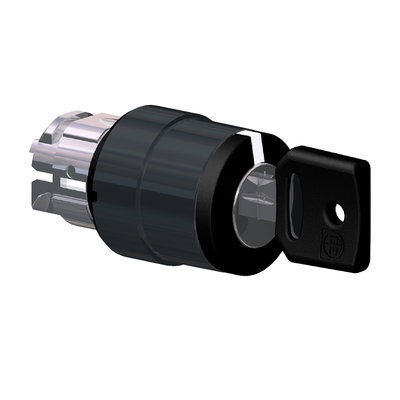 Head for key selector switch, Harmony XB4, Ø22 mm 3 position spring return 455